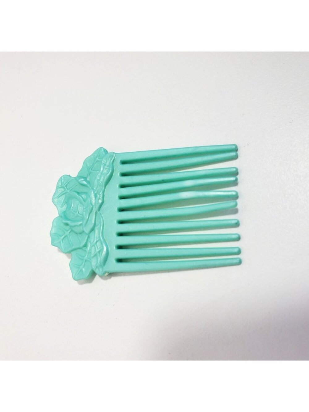Cabbage Patch Kids 1991 Crimp N Curl Mint Green Comb Pick Slightly Bent See Pics - Picture 3 of 8